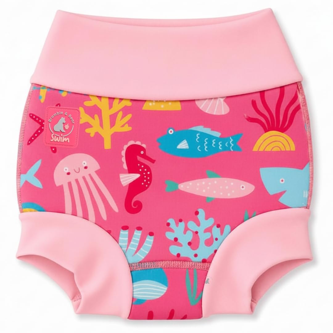 Reusable Baby Swim Nappy, Soft & Leakproof, 3-6 Months, 3-6 Months
