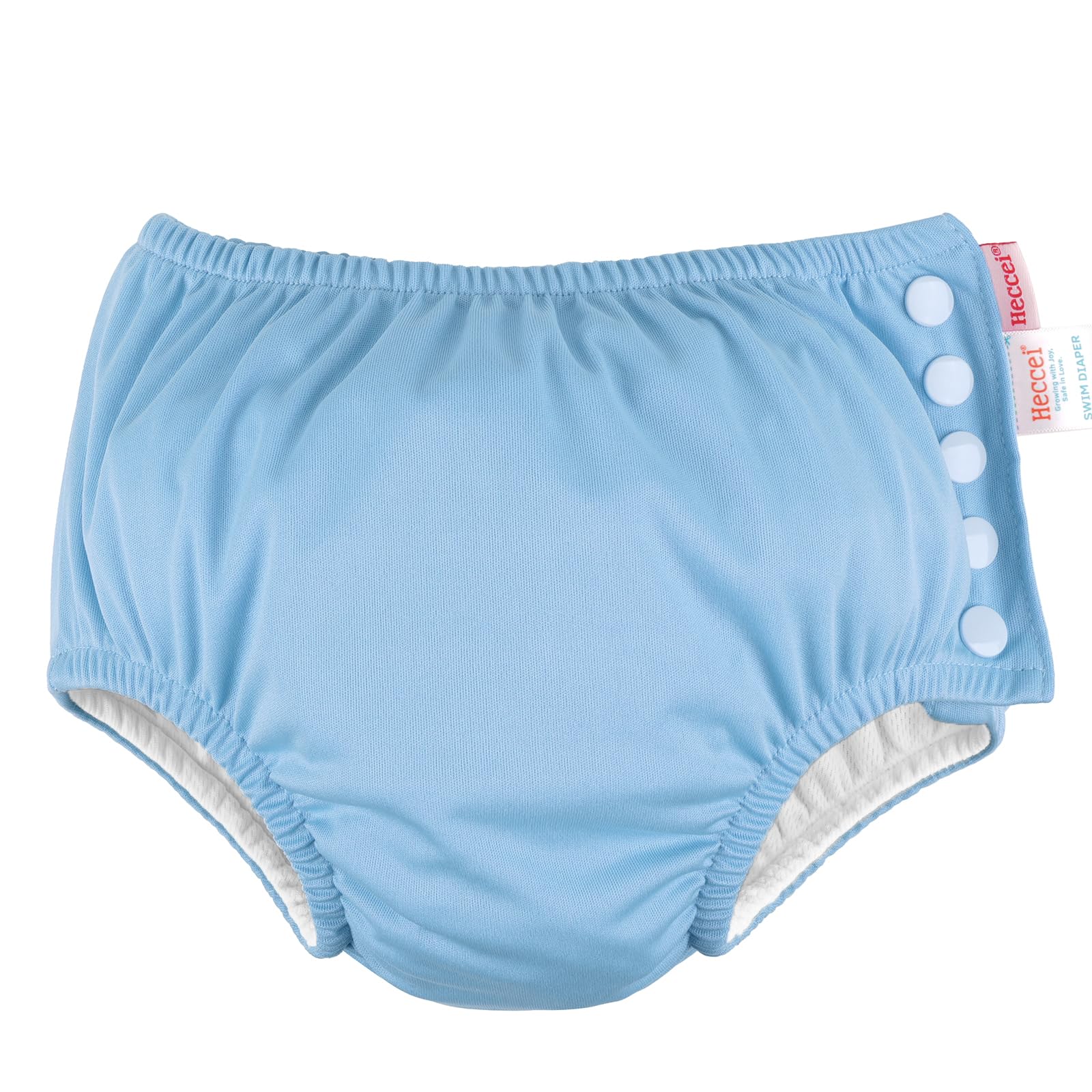 HECCEI Baby Swim Diapers Reusable Soft Swim Nappy Leak-Proof Design for Swimming Lessons/Pool/Beach (Blue, 18-24 Months), blue, 18-24 Months